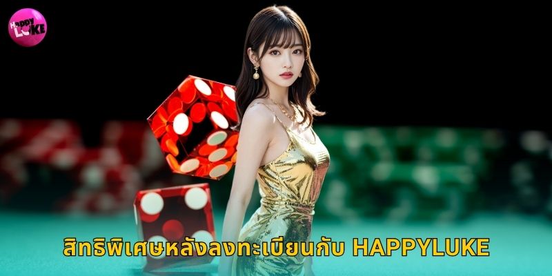 สิทธิพิเศษหลังลงทะเบียนกับ Happyluke